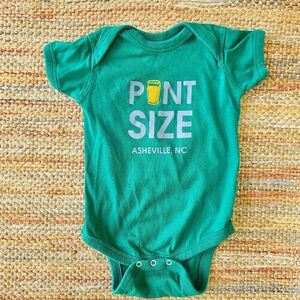 Asheville NC Pint Size 12 Month Onesie